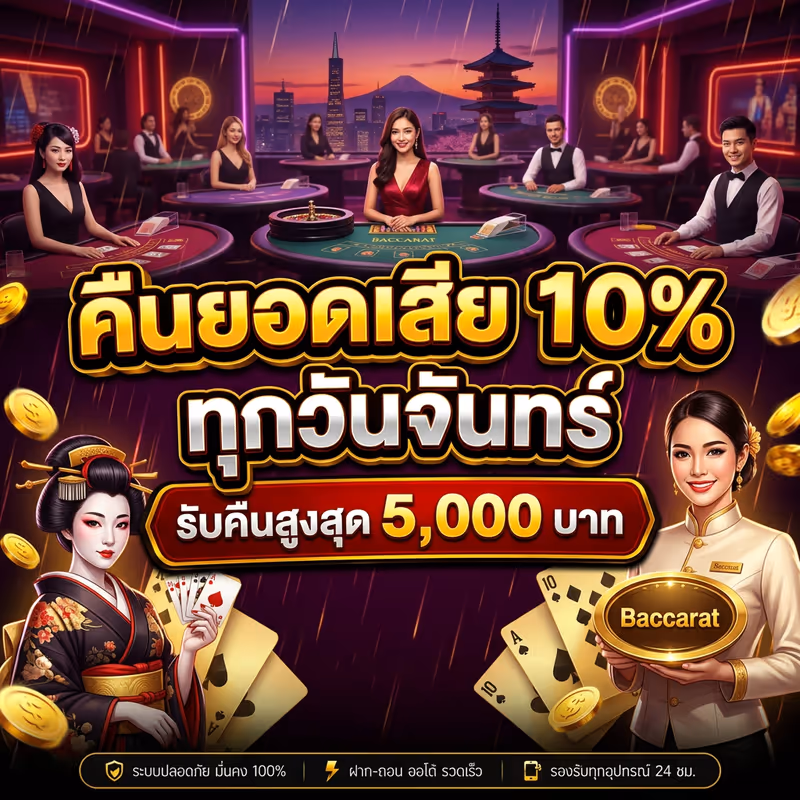 คืนยอดเสีย 10%
